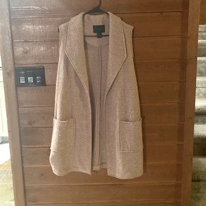 Tahari - Longline Wool Blend Vest